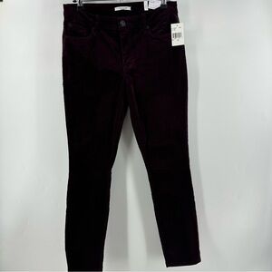 Sts Blue Corduroy Pants Maroon Emma Ankle Skinny